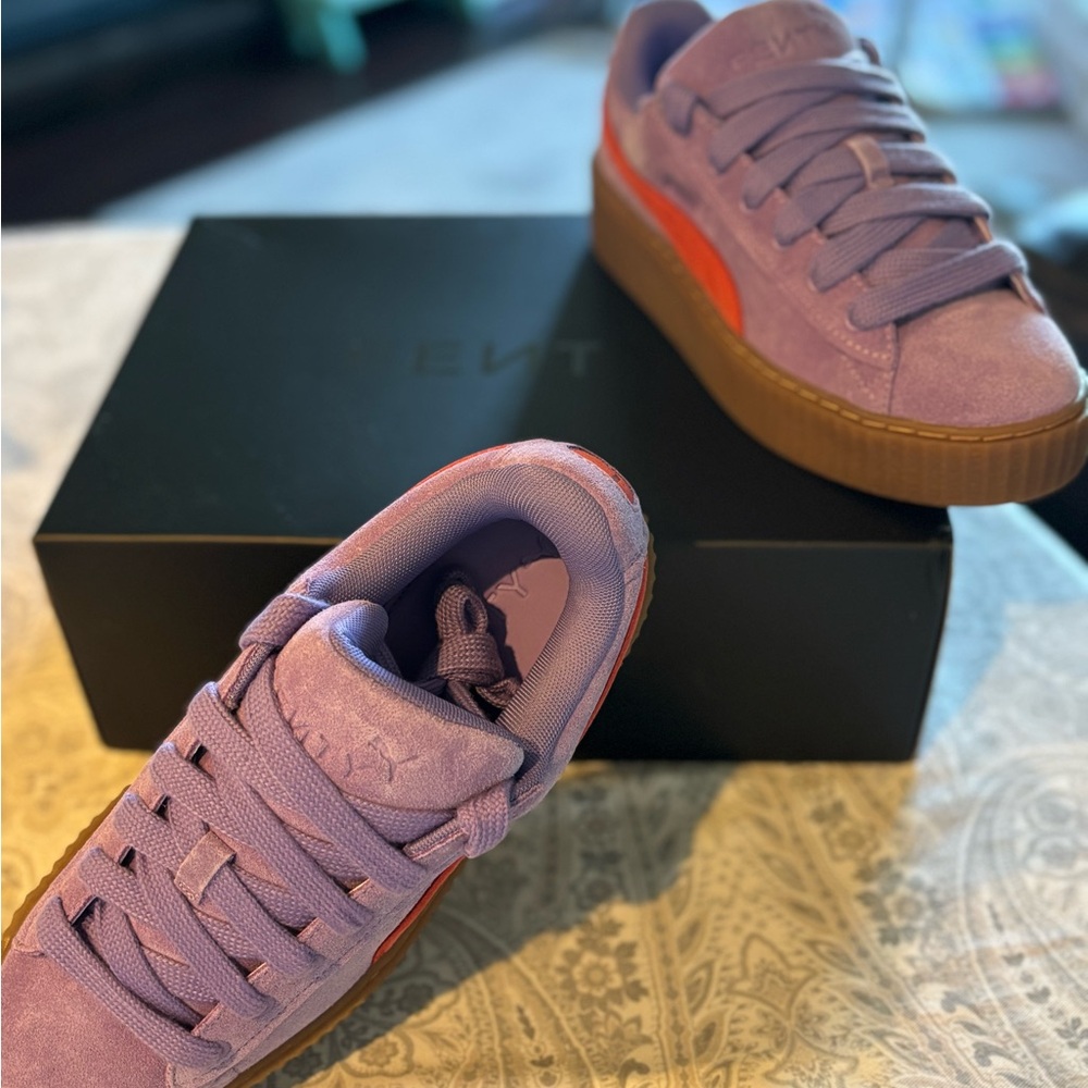 Puma X Fenty Women's Shoes in Purple and Orange